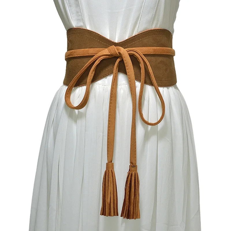 Black White wide belt leather Corset Lace Belt Waist Female  Waistband sashes for Women dress wedding Femme luxury white belt