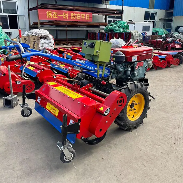 Jining OPTIMAL New Gasoline Hand-held Straw Return Machines Small Volume Grass Return Machine Grass Orchard Mower Straw Killer