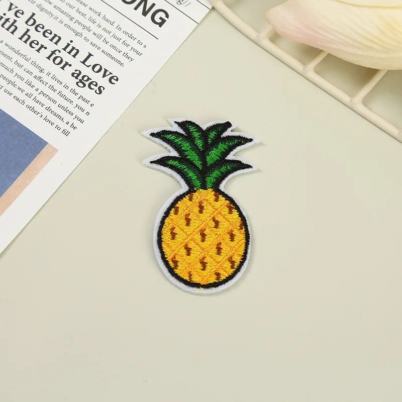 Новая компьютерная вышивка наклейки мультфильм фрукты diy Одежда обувь и шляпы декоративные