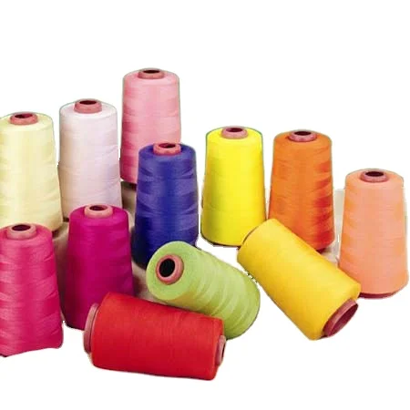 Hot Selling 100% Spun Polyester Yarn 40s/2  Cheap Price Close Virgin Polyester Spun Yarn