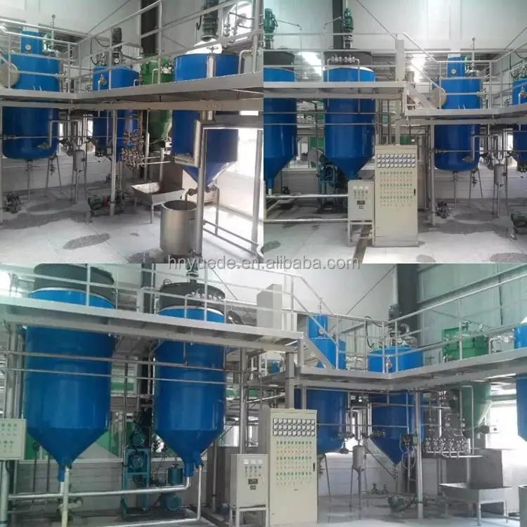 Edible Oil Refining Machine Soybean Sunflower Palm Copra Crude Oil Refinery Machine Olive Oil Refinery