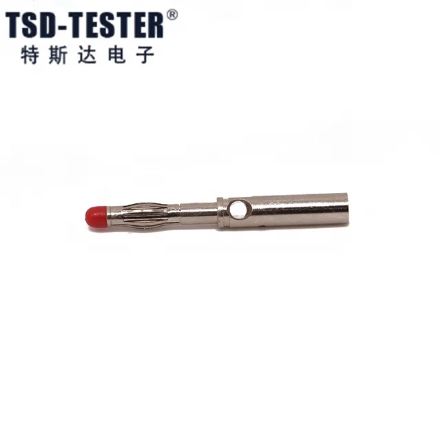 Безопасный Банановый штекер 4 мм с усадочной трубкой