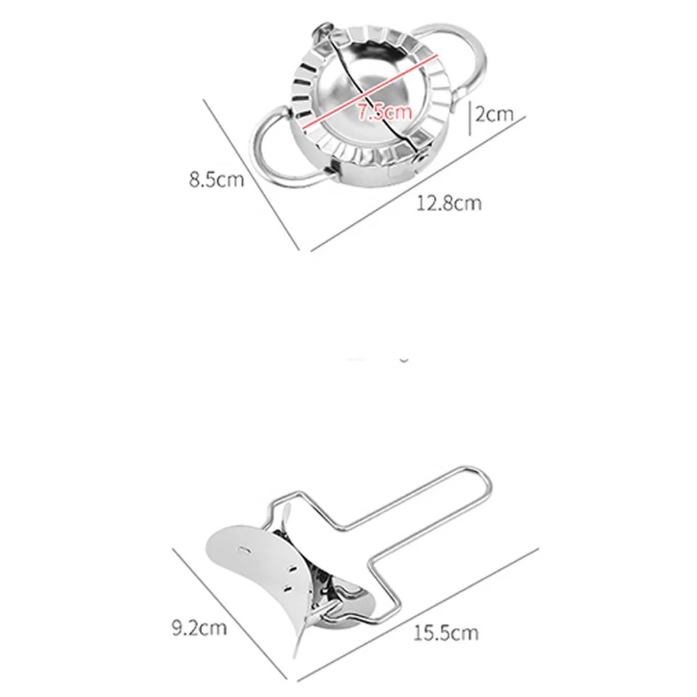Small Size 304 Stainless Steel Dumpling Mould Lazy Must-Ravioli Making Mold Baking Accessories Home Kitchen Dumpling Maker