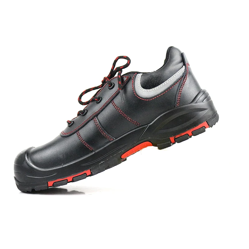 Black waterproof woodland electrical engineer man Rubber safety shoes for men steel toe  cap safty shoes men for work