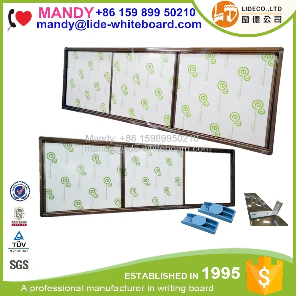 folding magnetic white board