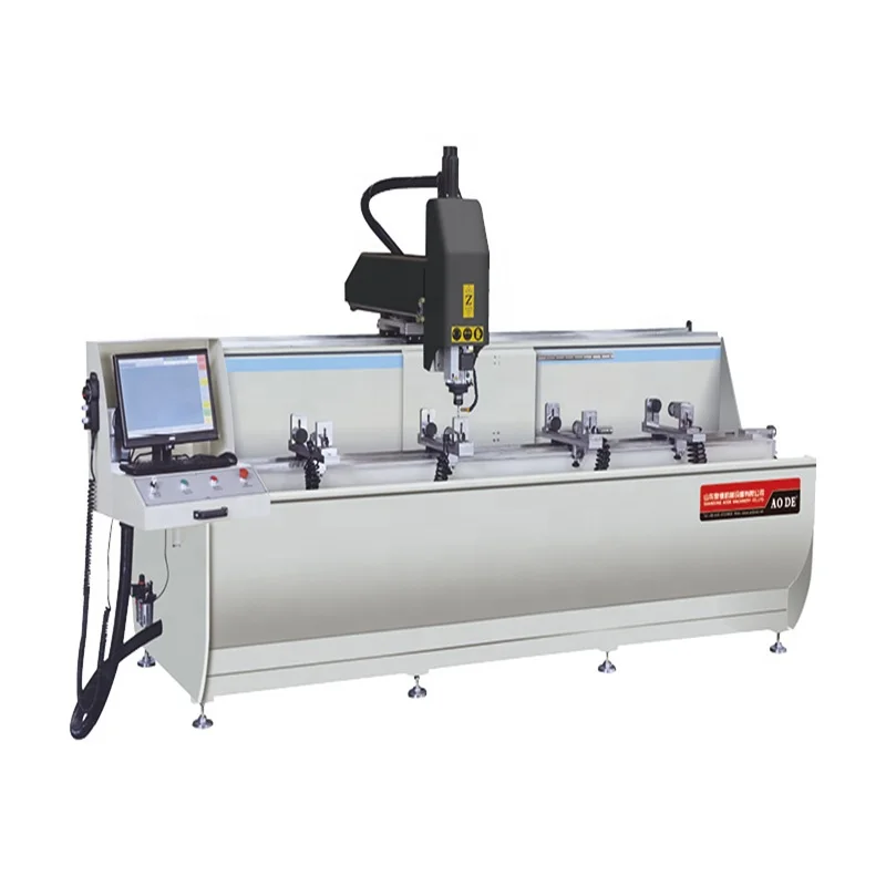 Aode CNC сверлильный и фрезерный станок для алюминиевых профилей более эффективен без программирования