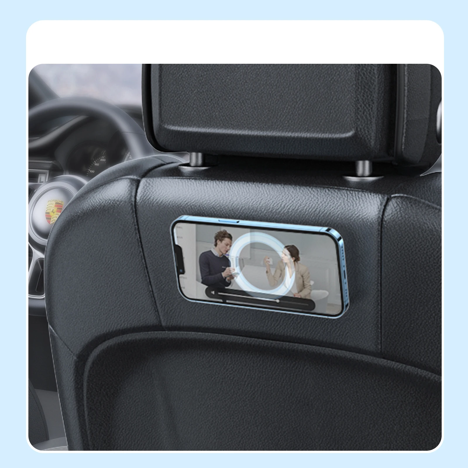 Universal Back Holder Ring Magnetic Metal Plate Ring For Magsafe Wireless Charger Magnet Sticker Phone Holder For iPhone 15 14