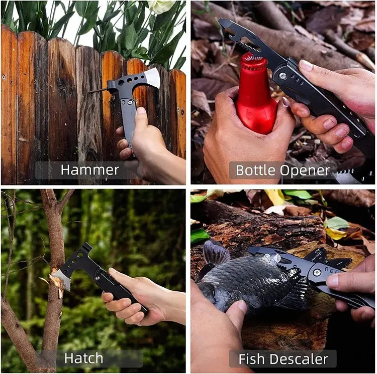 Survival Gear Multitool Camping Hatchet Hiking Camping Multitool Axe