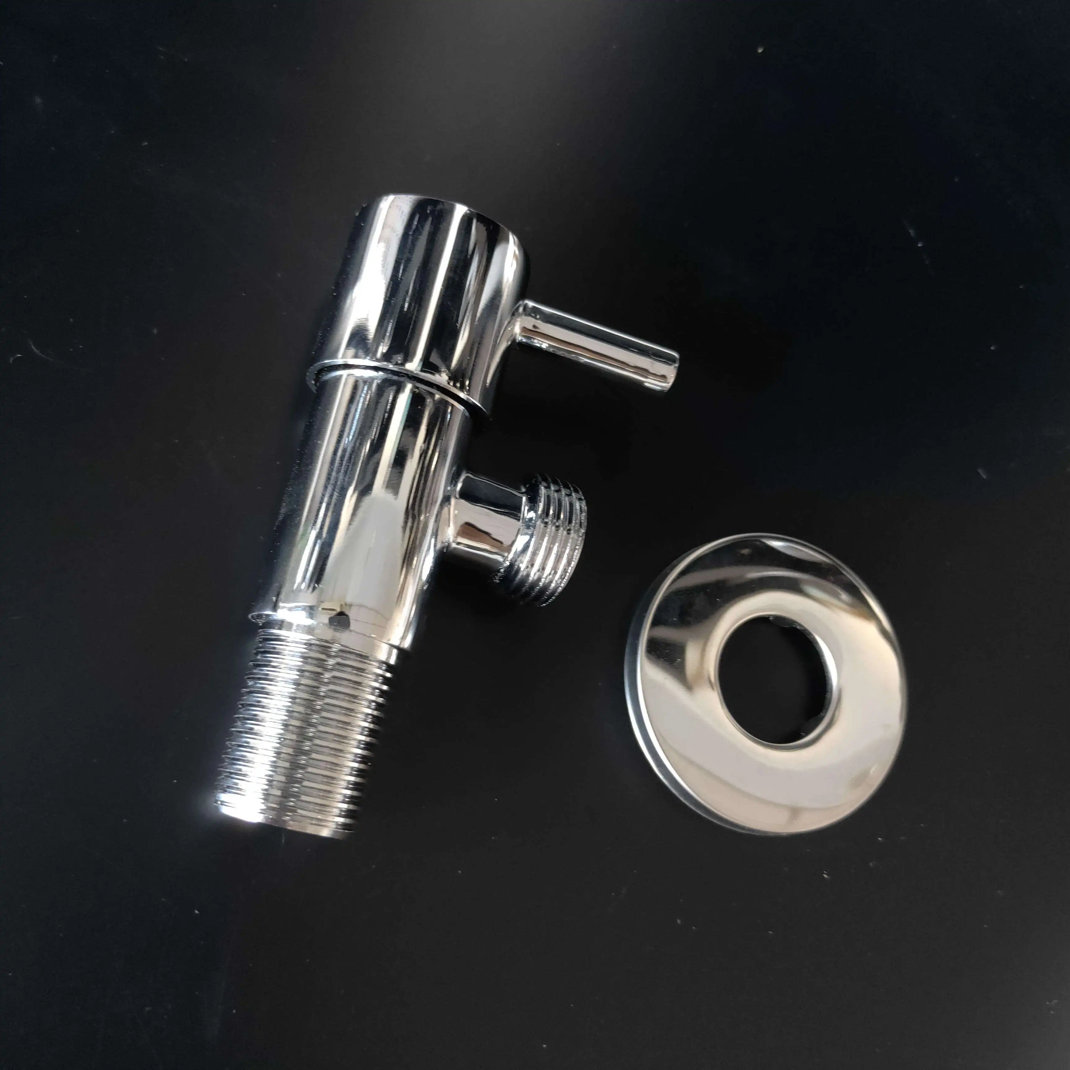 2023 Hot Sale Brass + Ceramic Toilet Kitchen Bathroom Accessories Triangle Angle Valve