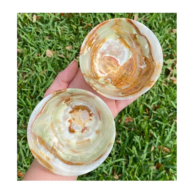 Top Quality Wholesale Light Green Onyx Bowl For Kitchen Use