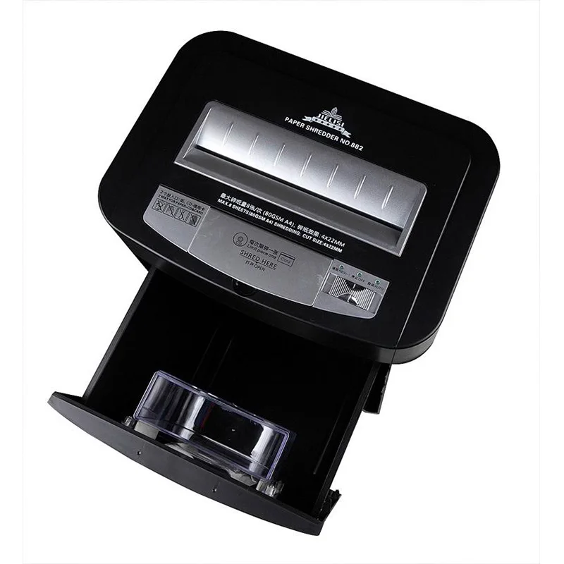 Office Paper Shredder Home Office Electric Silent Paper Shredder Mini Household Paper Shredder A6 A4 Office Folding Machine