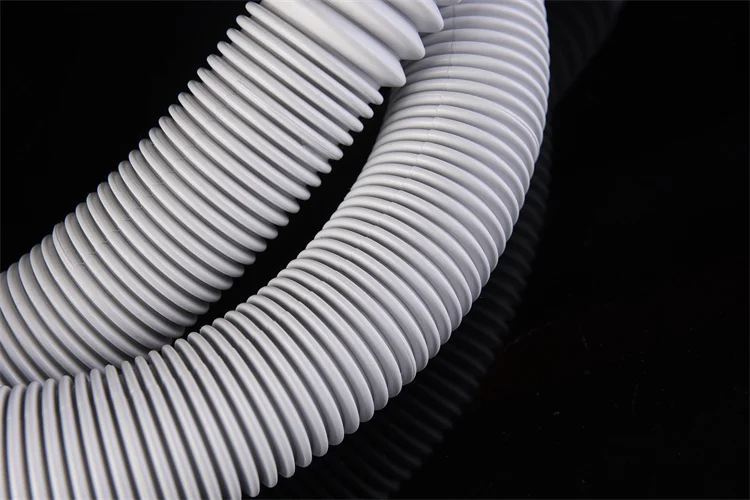 Pvc Plastic Flexible Extension Water Hose Drain Discharge Pipe For Washing Machine