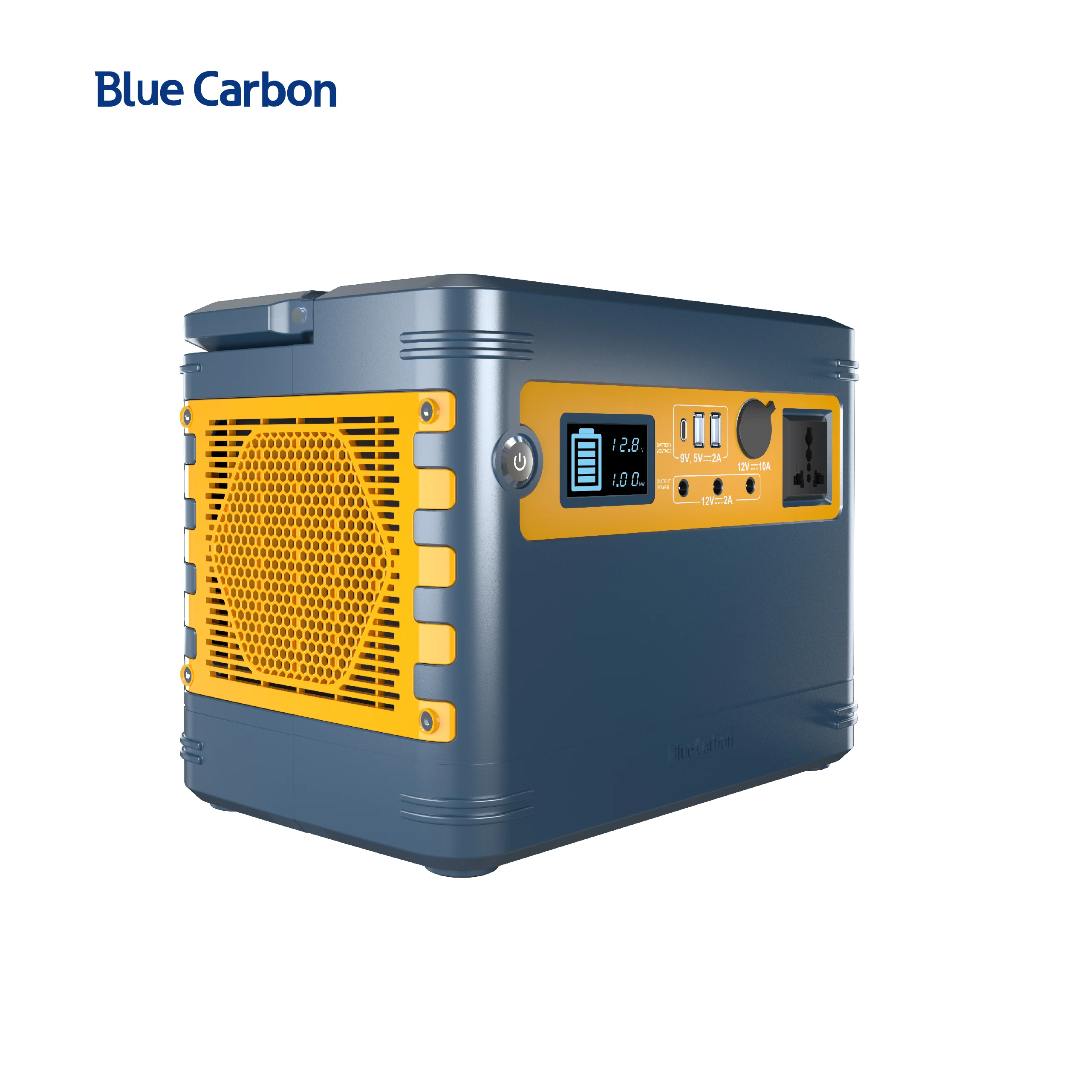 Blue Carbon 5 Years Warranty Portable Power Station Outdoor 12V 1kWh Solar Portable Lithium Ion Batteries