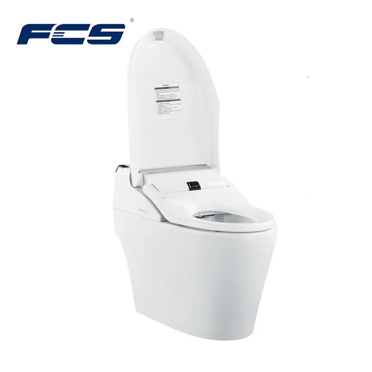 Best Selling Us Certified High Quality White Electric Tankless Toilet Bowl Smart Toilet