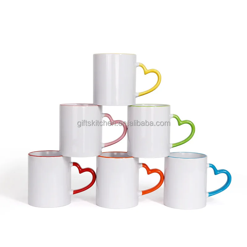 Wholesale AAA Ceramic Mug 11oz Sublimation Blanks Cups Coffee Mugs Modern Ceramic Sublimation Mugs