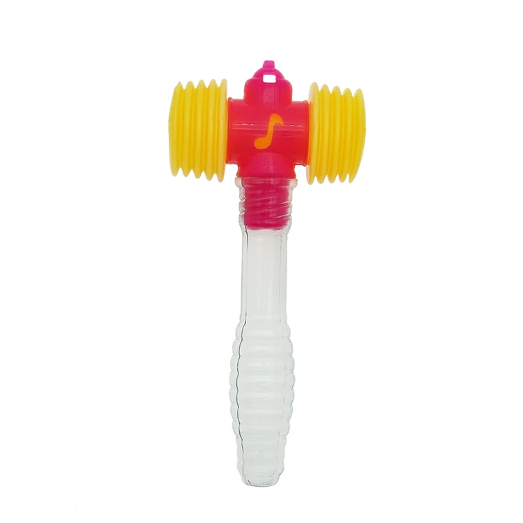 Hot Sell Plastic Double Hammer With Candy Tube For Candy Toys