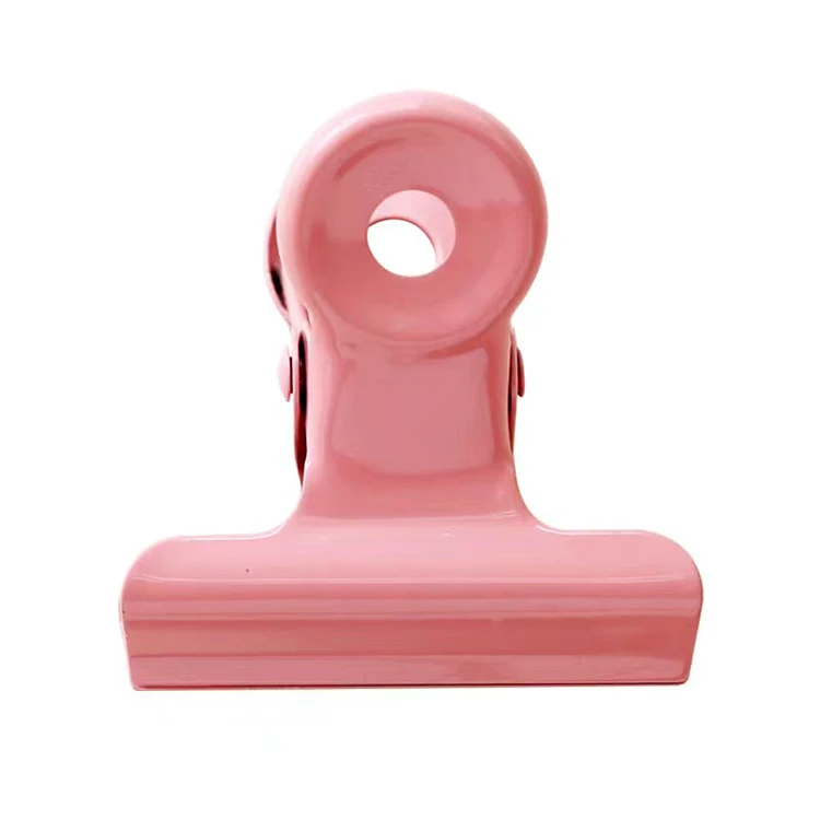 Mini candy-colored stationery metal ticket holder 30mm snack sealing clip multifunctional storage hanging clips