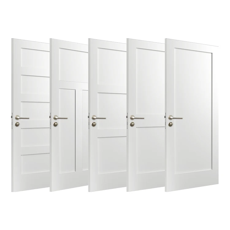 Interior Simpleness Design 36x80 White Primer Shaker MDF Door Panel