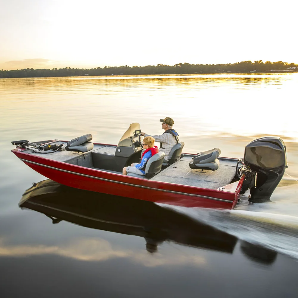 2025 новая сварная алюминиевая работа Jon Boat Bass рыболовная лодка 3-4 пассажира для продажи
