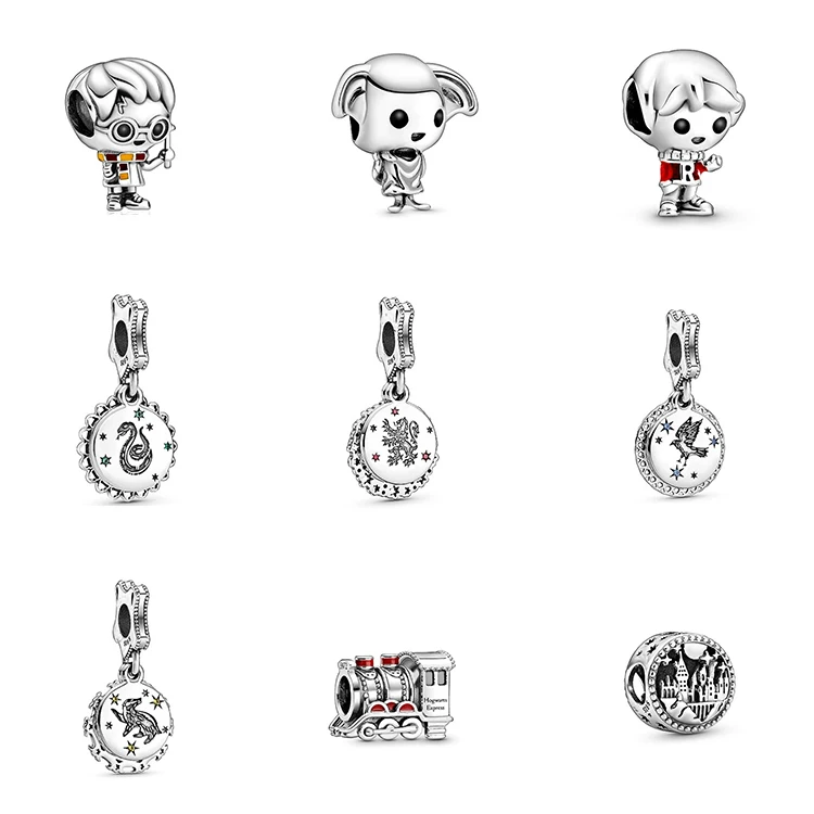 
Factory wholesale S925 sterling silver Harry Potter charm beads with stylish personality 