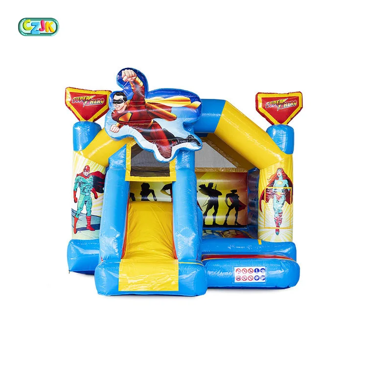 superhero super hero jumper inflatable bouncer jumping bouncy castle bounce house water slide