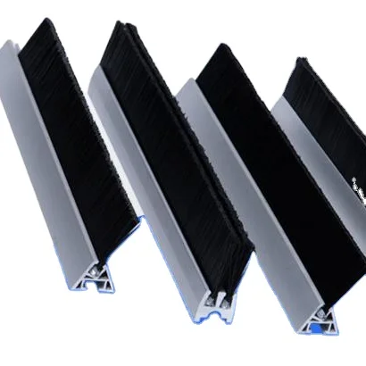 escalator flexible polypropylene indestrial nylon brush strip