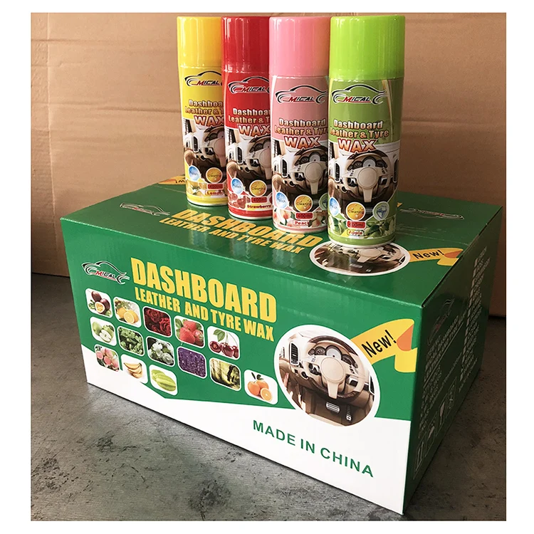 Best Selling Car Dashboard Polish Spray Glossy Plastic Shine Spray Dashboard Polish Wax