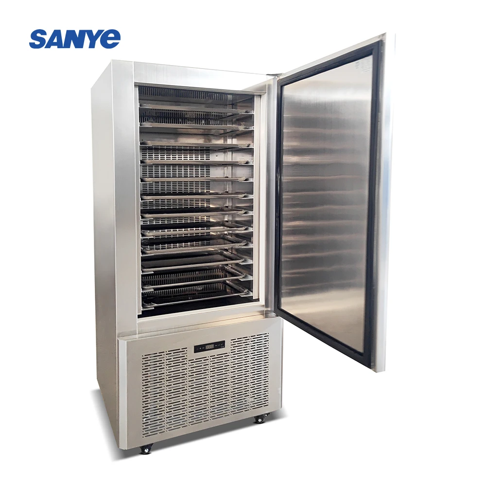 Quick Freezer Commercial Freezing Small Blast Freezer Chiller Refrigeration Machine Blast Shock Freezer Meat Cabinet
