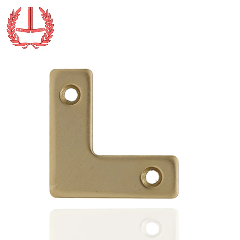 Vintage Corner Protector Metal L Shaped Decorative Furniture Case Box Cover Corner