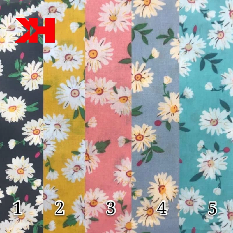 
denim printed cotton fabric supplier 100% cotton poplin baby fabric for sewing 