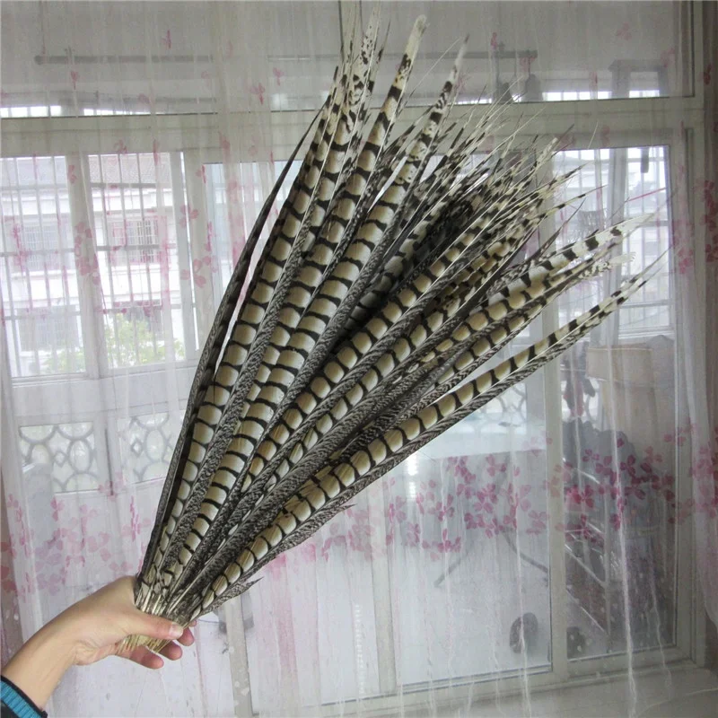 Factory Direct cheap sale 90-100cm Natural Lady Amherst Pheasant Tail Feather