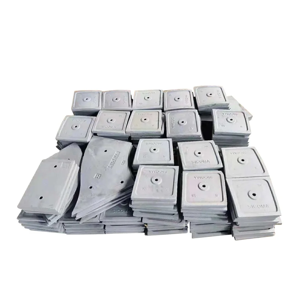Suitable for Zoomlion mixing plant mixer arc liner plate oblique arc liner plate rhomboid trapezoid arc liner plate