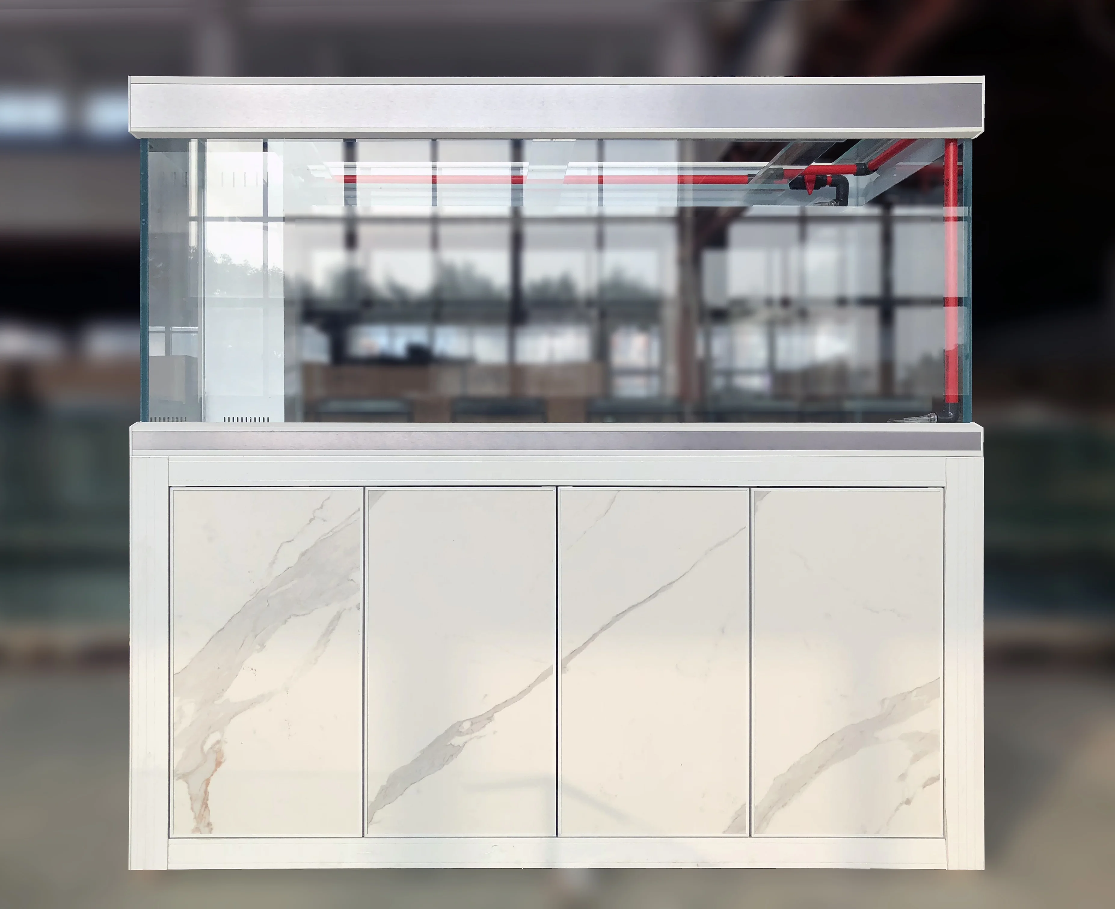 
alumimun frame sintered stone board door galss tank aquarium tank 