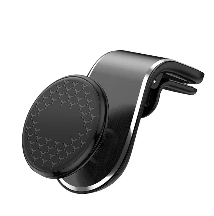 
New Arrival Rotary Magnetic Car Holder Mobile Accessories L Type Universal Air Vent Mount Clip Magnetic Car Phone Holder 