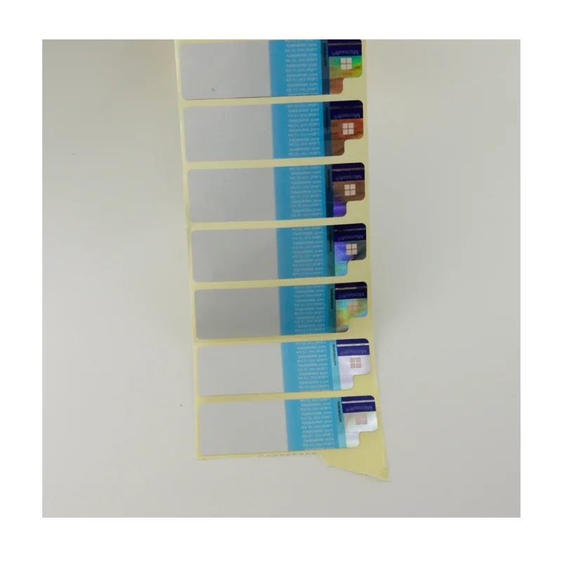 wholesale win 10 pro license key sticker 11 pro coa empty label