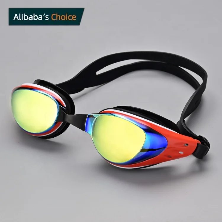 Hot sale anti fog swimming goggles silicone material design swim goggles
