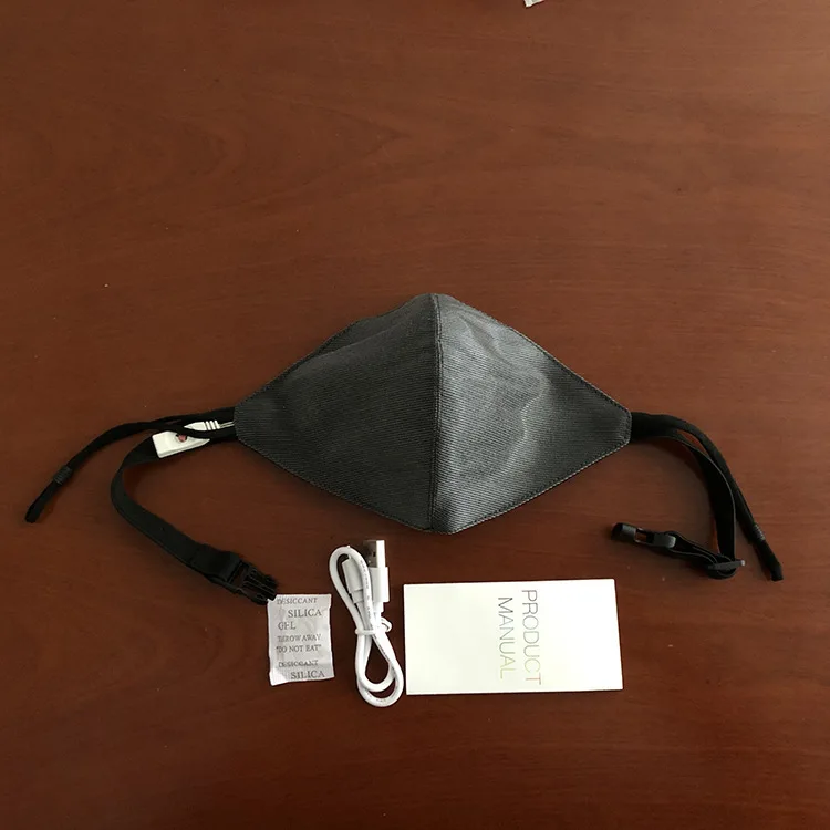 Fashionable Usb Rechargeable Multiple Lighting Colors Halloween Led Party Mask Flashing Dj Rave Mask For Festival