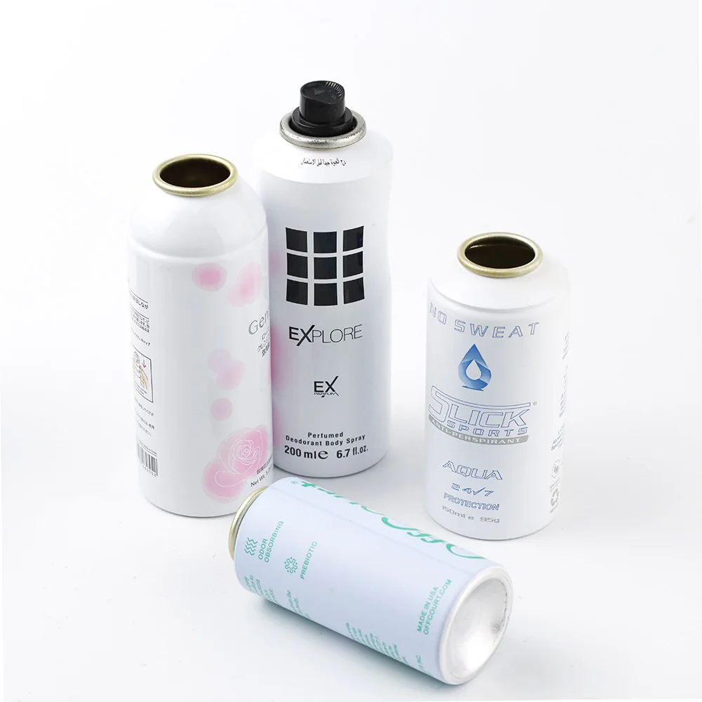 Custom aerosol can sprayer 100ml 200ml 500ml aerosol tin cans spray aerosol can actuator valve