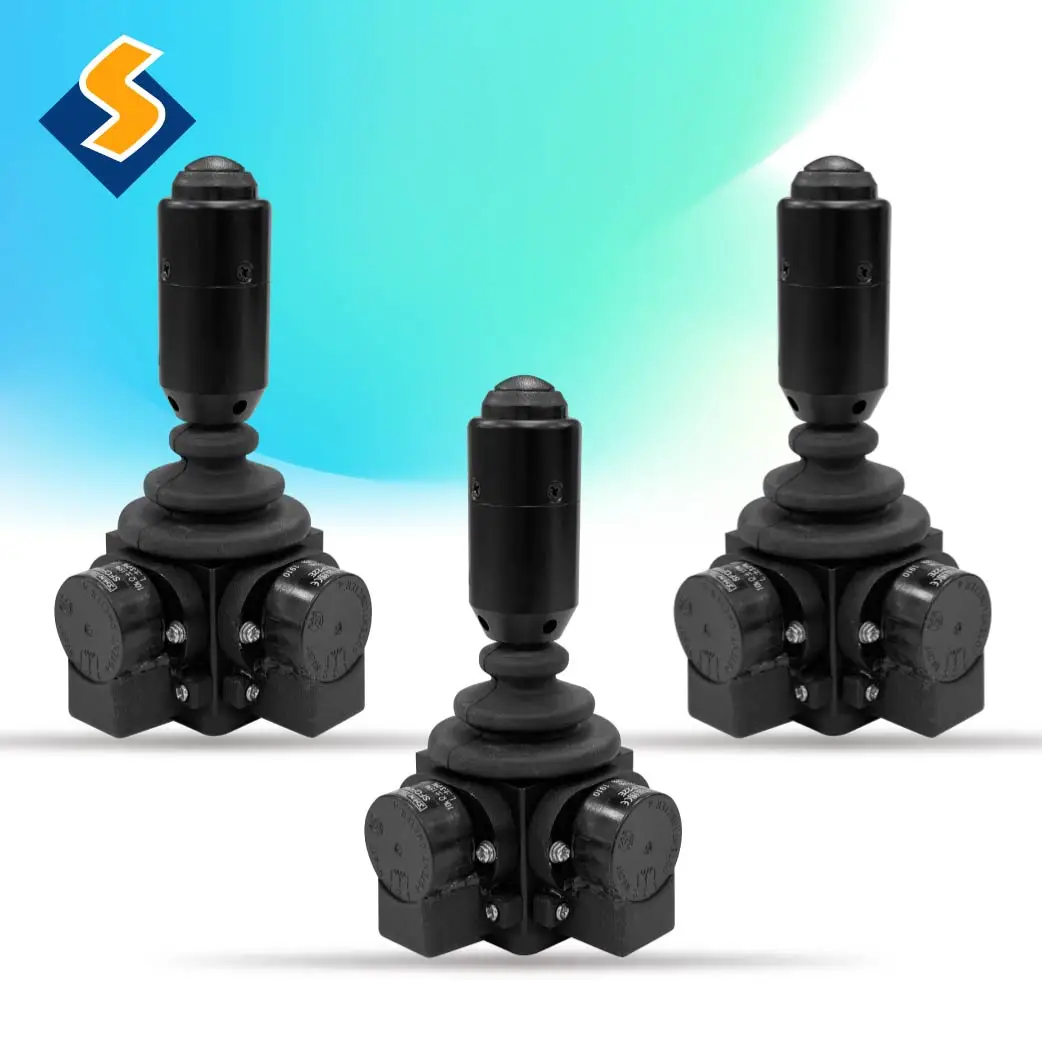 Industrial Excavator Joystick Controller Reasonable Price JP30 2axes Potentiometer Incorporated Type Metal Housing