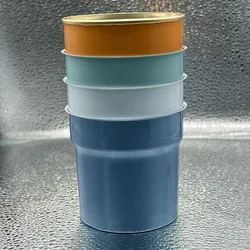 Customized Logo Ball Aluminum Mug Disposable Aluminum Tumblers Cups