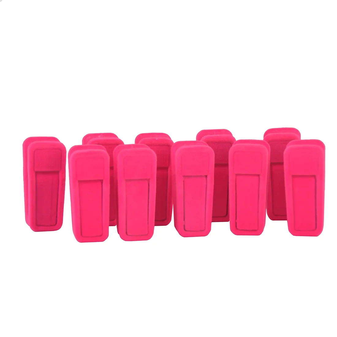 Non-Slip Plastic Clothes Pins for Velvet Hangers Velvet Flocked Finger Clips