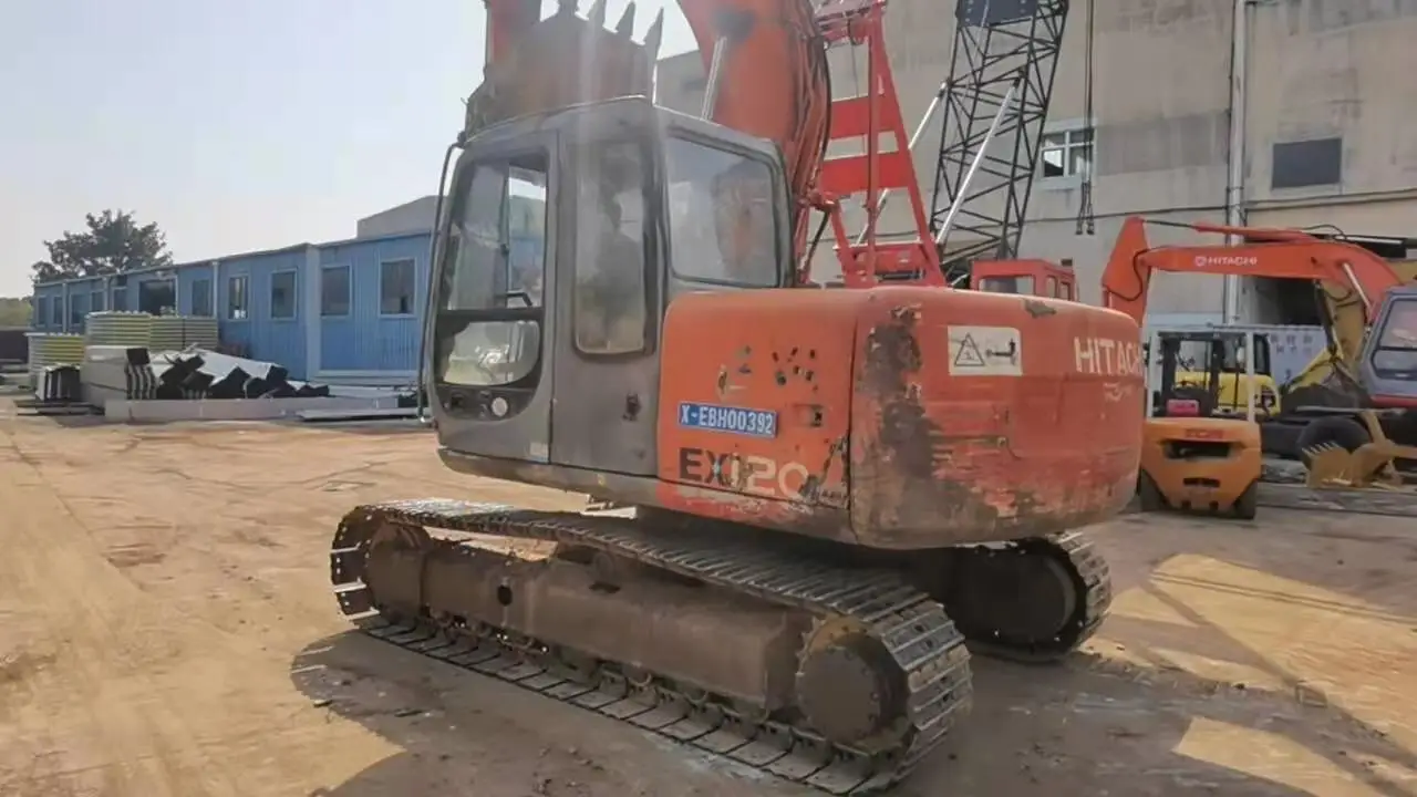  Высокое качество используемых EX120-5 экскаватор-погрузчик для продажи б/у EX120 5