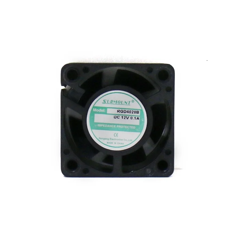 Низкий уровень шума 40x40x20 мм огнестойкий материал бесщеточный осевой вентилятор охлаждения постоянного тока высокоскоростной осевой вентилятор охлаждения