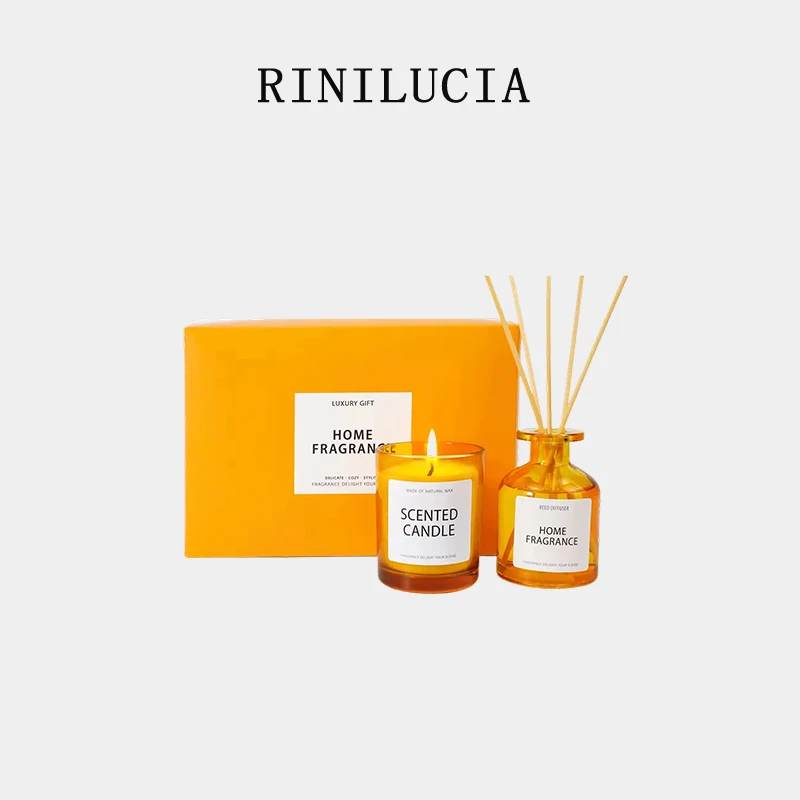 OEM ODM Personalized Aroma Box Set Reasonable Price Aromatherapy Luxury Candle and Diffuser Set Aromatherapy Fashion Design