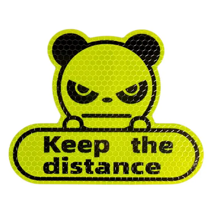 Hi Vis Reflective Motorcycles Helmets Sticker Reflex Super Brightness For Decoration