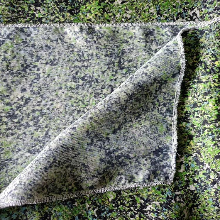 Custom  Digital Prints Twill  Viscose Silk   Fabric For Garments