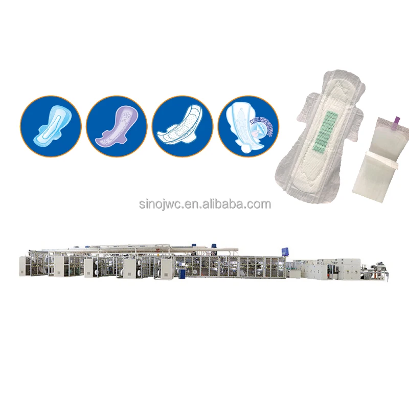 full servo pure cotton sanitary napkin machine sanitary pads making machine