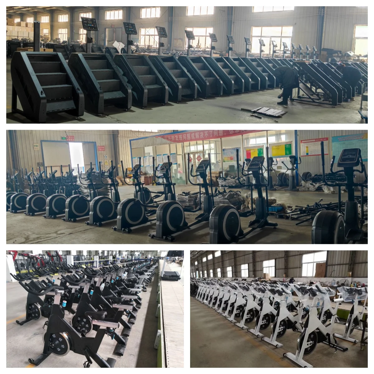 Commercial Fitness Equipment Cardio Exercise Wind Bike Fan Bike Resistance Training Air Bike For Gym YC-4006A