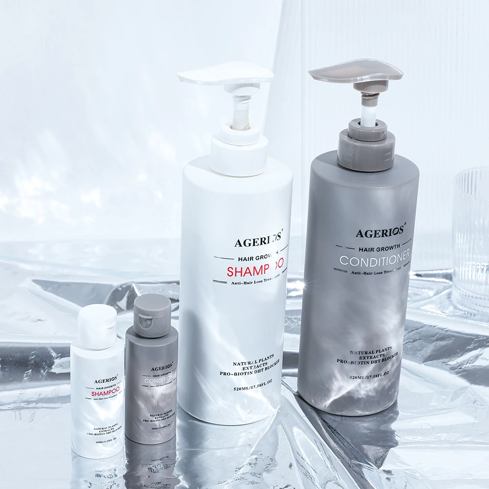 Private Label Gentle Cleansing Shampoo And Conditioner Care Set Dandruff Hair Loss Natural Organic Hair Growth Ginger Shampoo