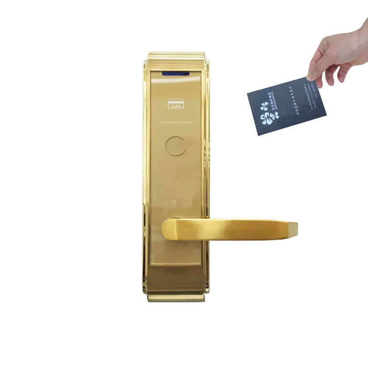 High Quality Smart Waterproof Hotel electronic rfid card door lock system